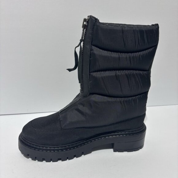Enjoiya Women’s Black Puffer Winter Boots, Size 6 M - Picture 2 of 5